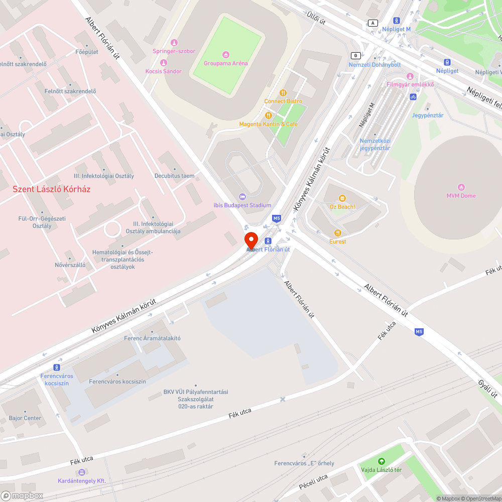 Szemetes forgalomtól elzárt terület bejelentés helye