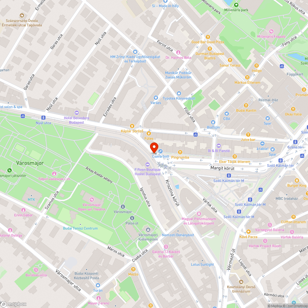 Beszakadt víznyelő bejelentés helye