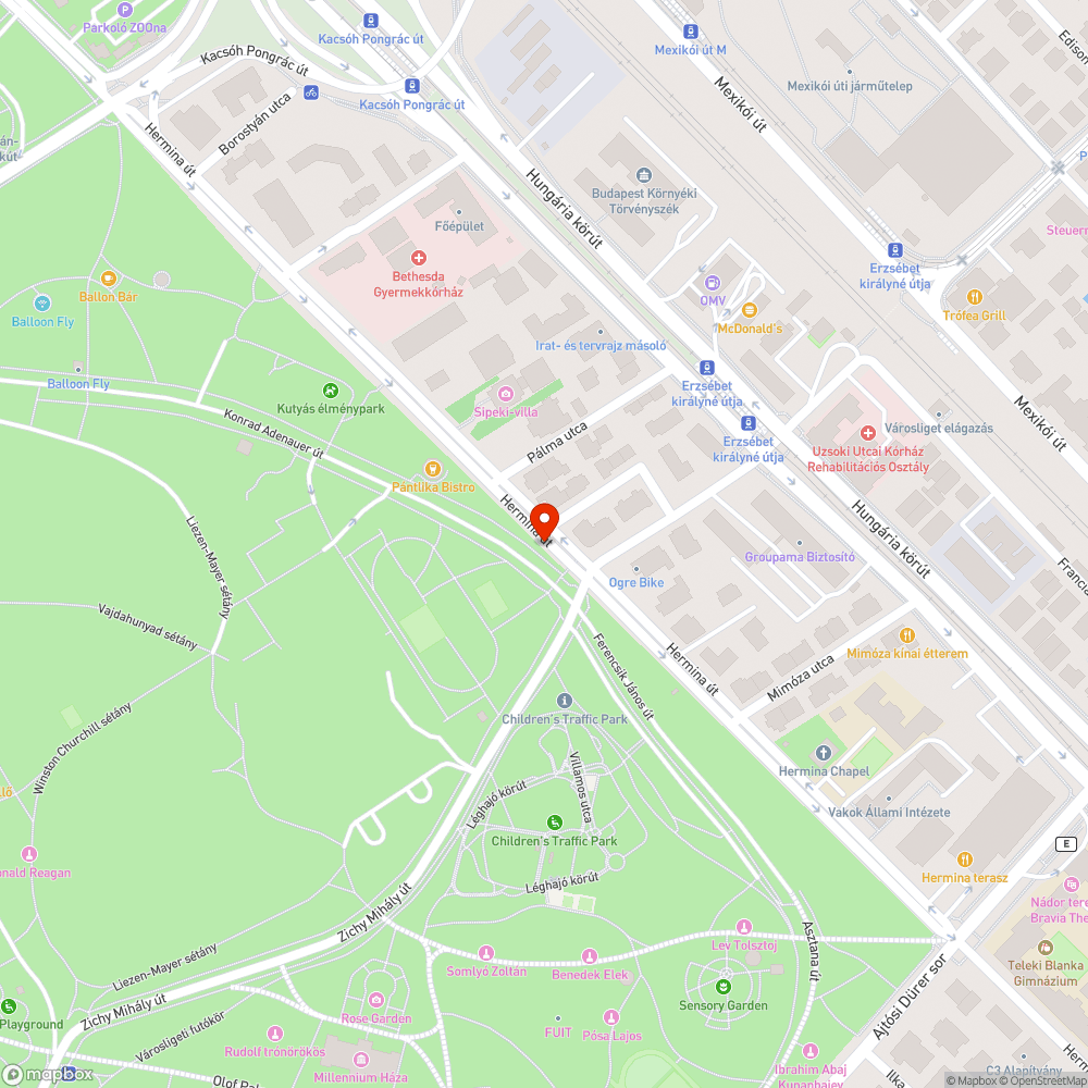 Padjavítás megállóban bejelentés helye