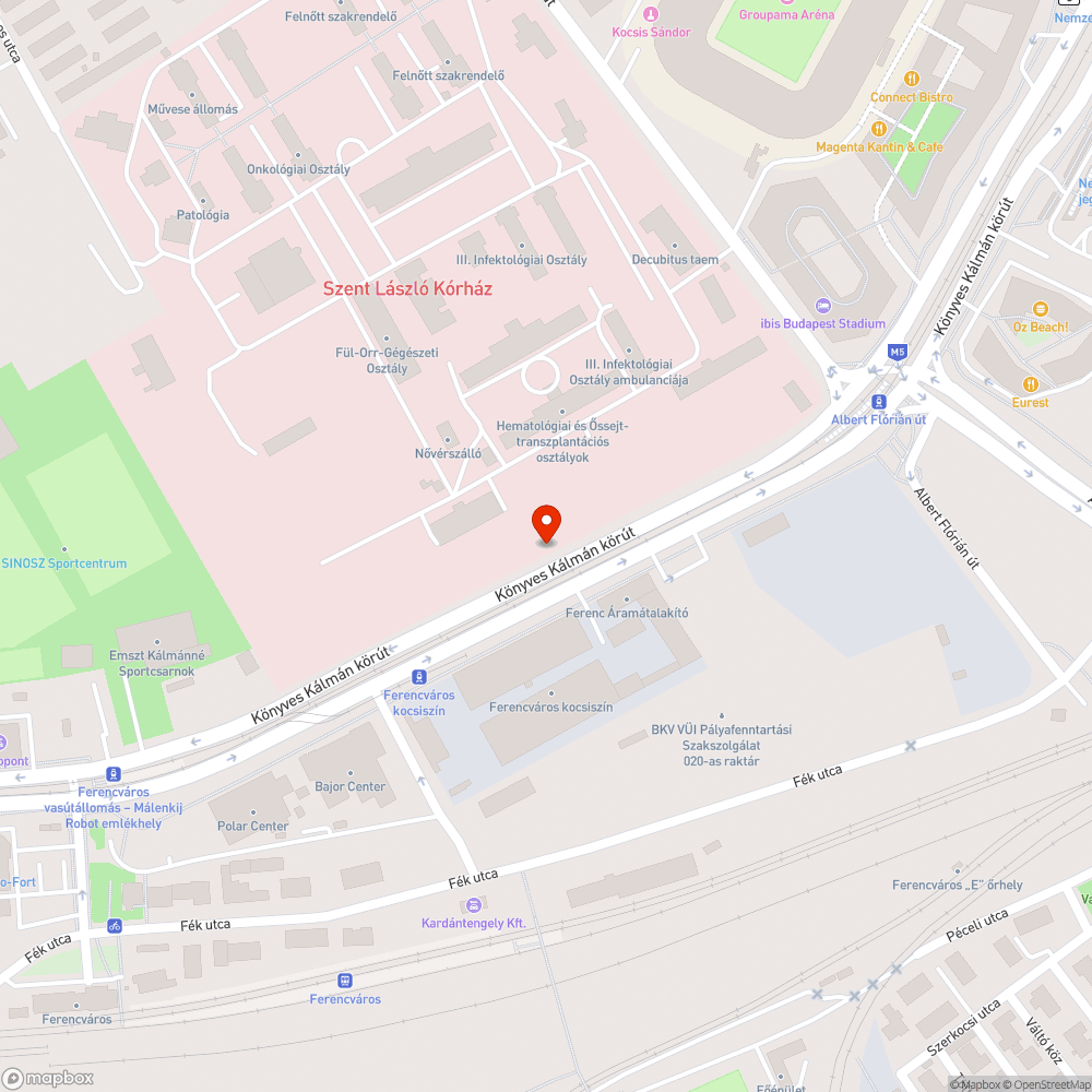 Mozgó, rozsdás fedlap a járdán bejelentés helye