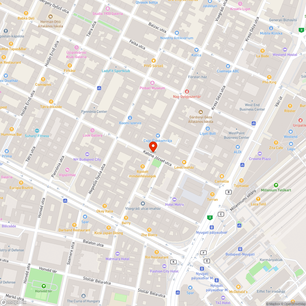 Leszakadt kuka bejelentés helye