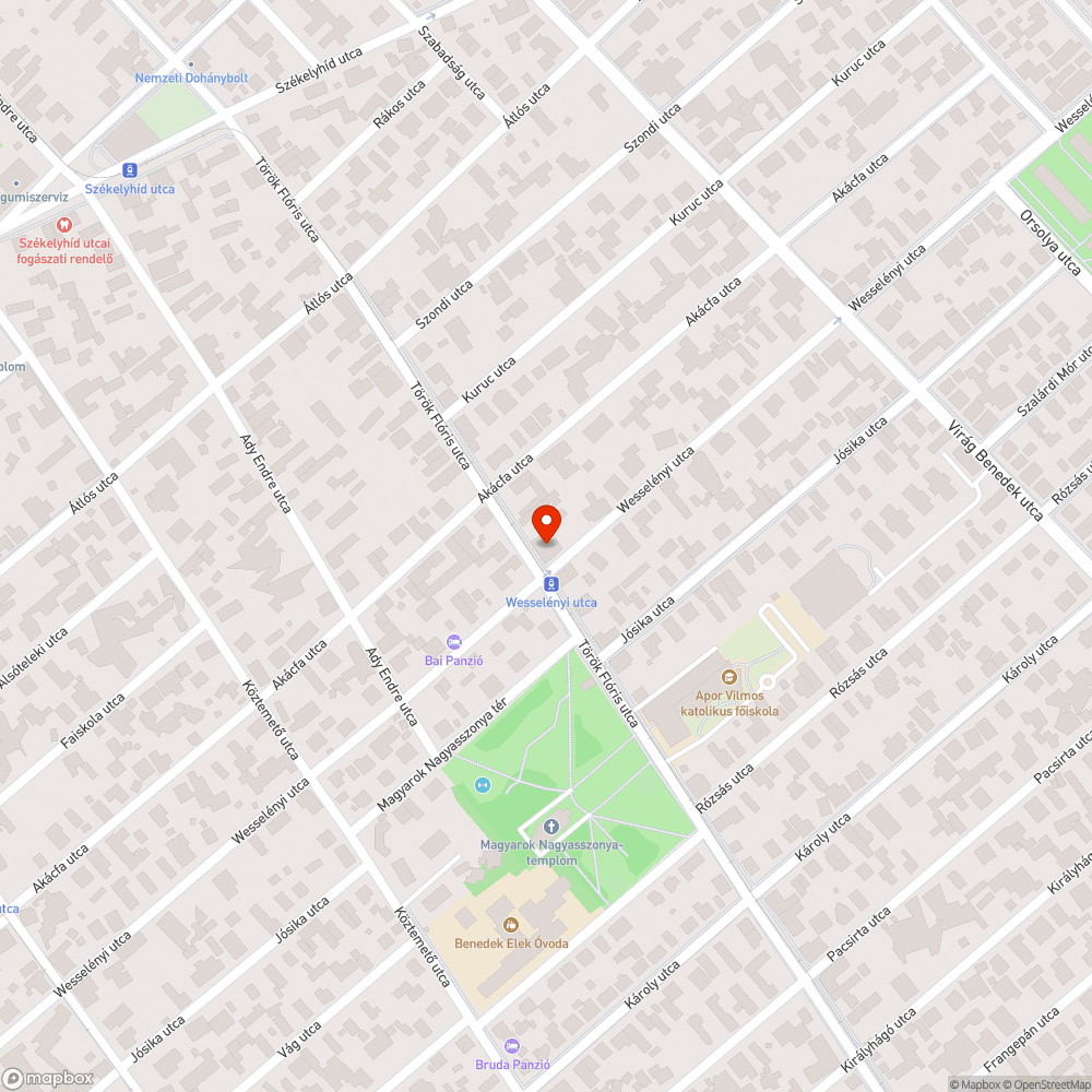 Járdán várakozás bejelentés helye