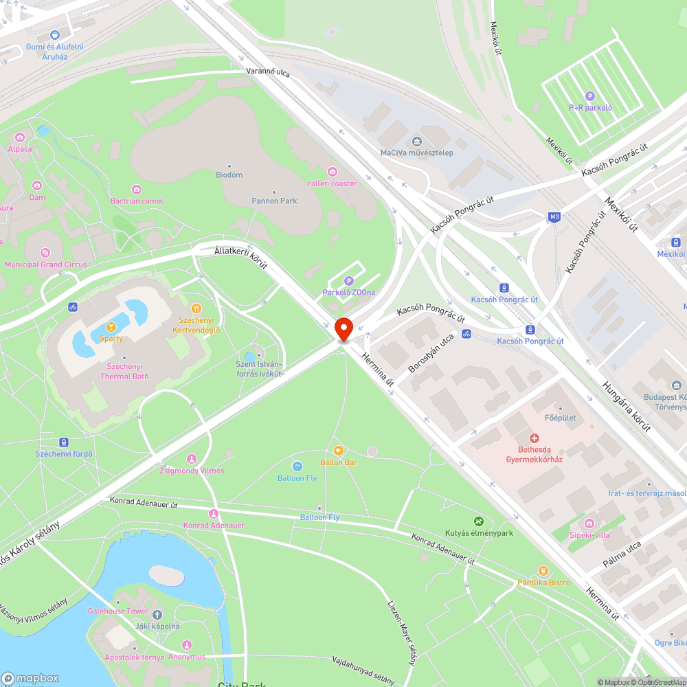 Felgyűlt csapadékvíz bejelentés helye