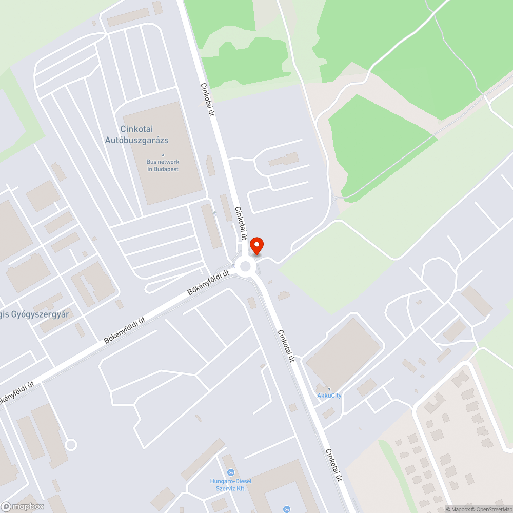 Elhagyott jármű bejelentés helye