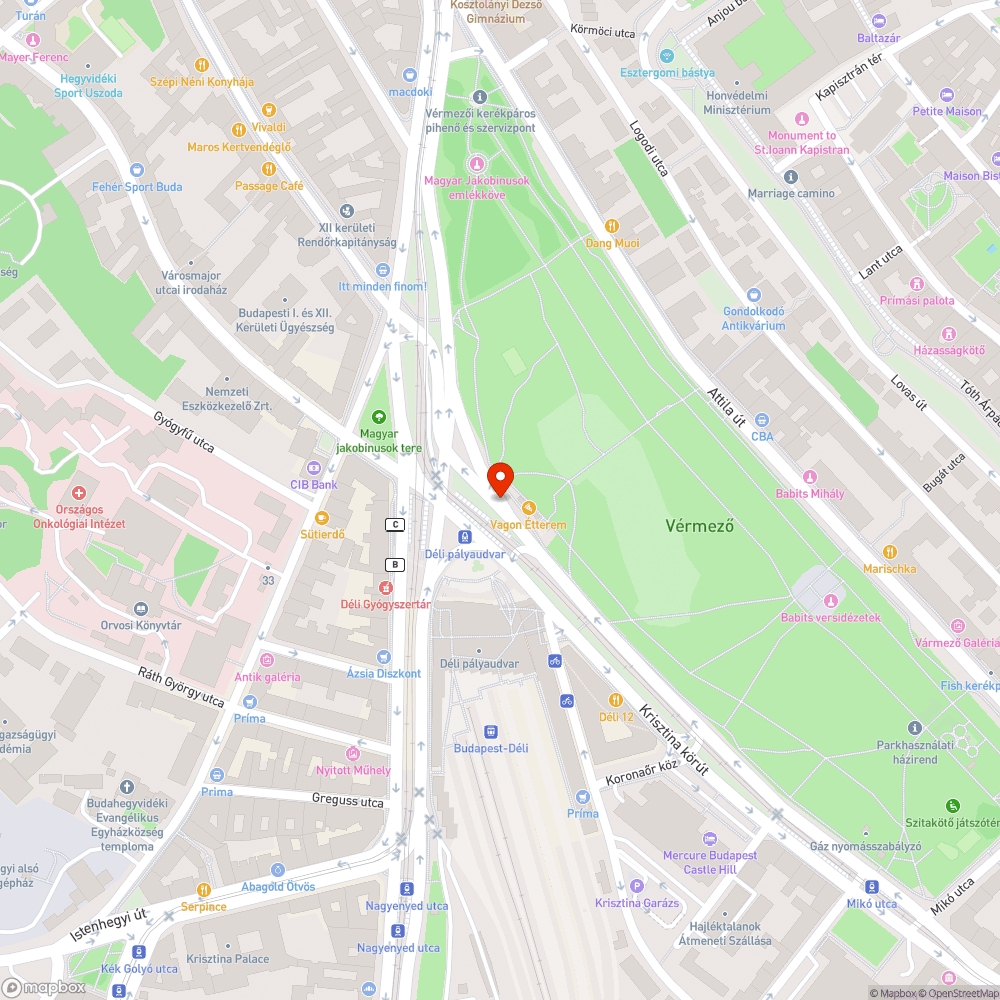 Lötyögő aknafedél - Déli pályaudvar bejelentés helye