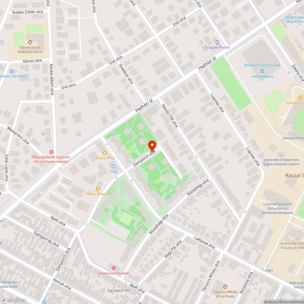 Felfestés bejelentés helye