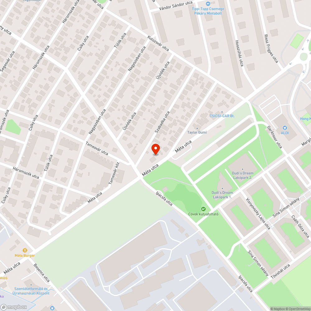 Nyomvályús buszmegálló bejelentés helye