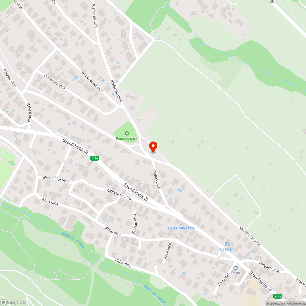 Szemét és kőkupacok a közterületen bejelentés helye