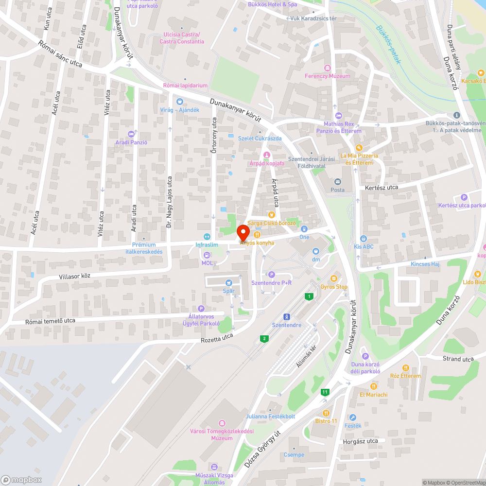 Zebra-pocsolya bejelentés helye