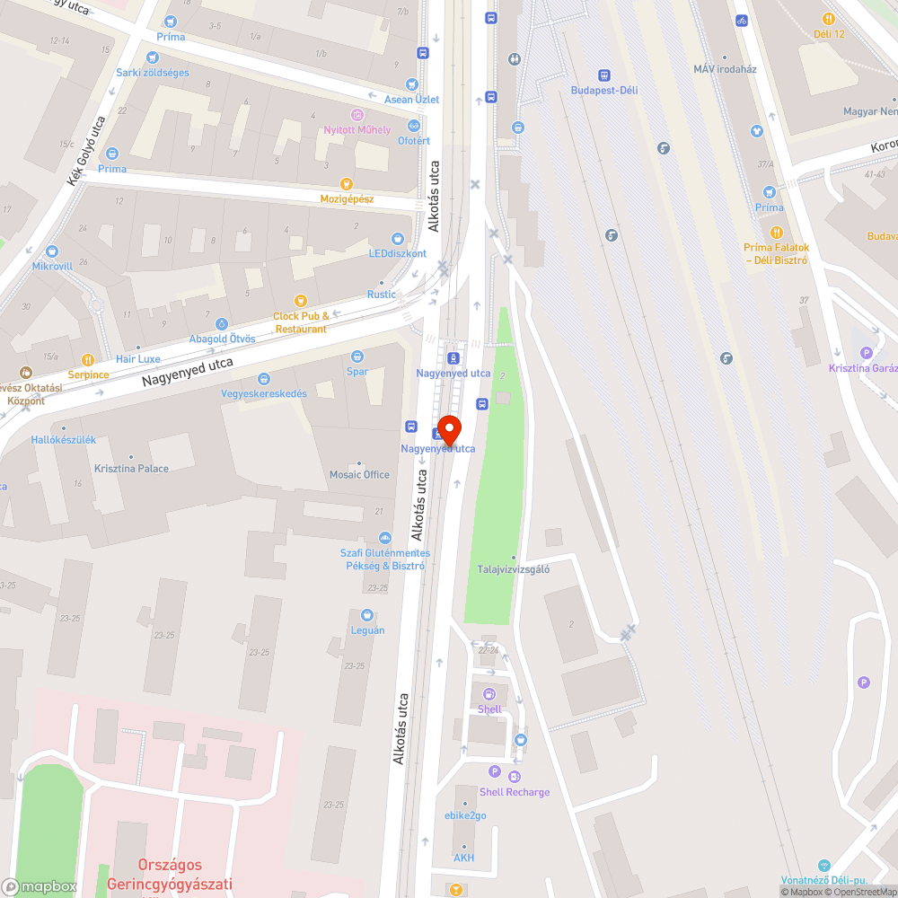 Szemetes útpadka bejelentés helye