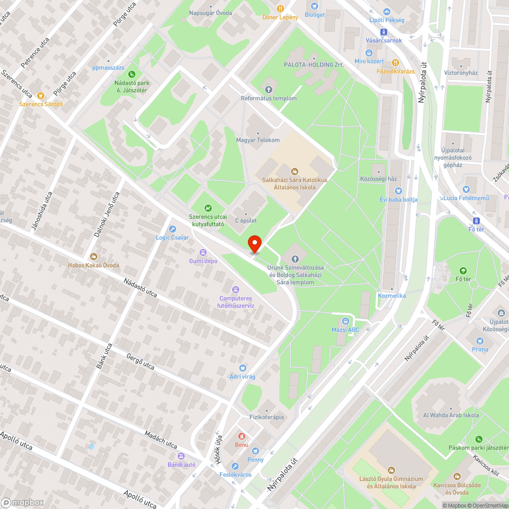 Szemét a kuka mellett bejelentés helye