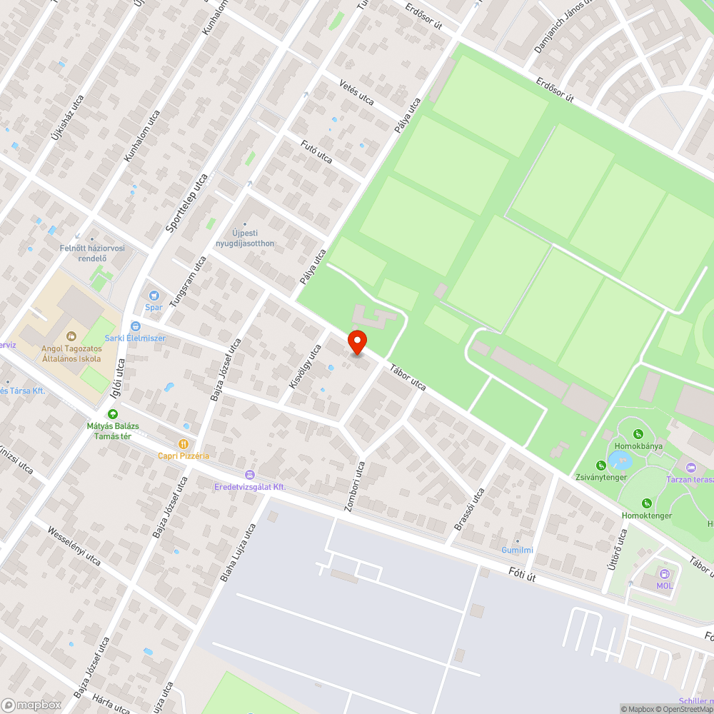 Kátyús úttest bejelentés helye