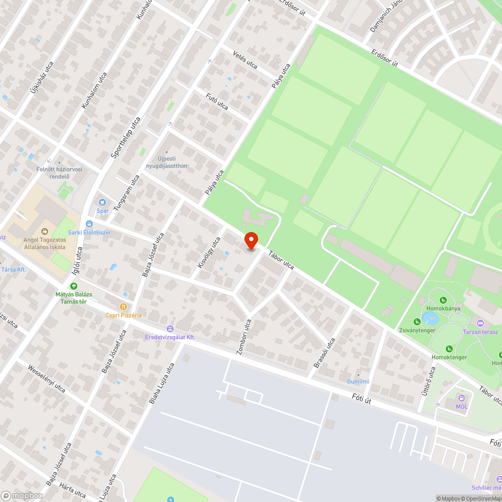 Kátyús úttest bejelentés helye