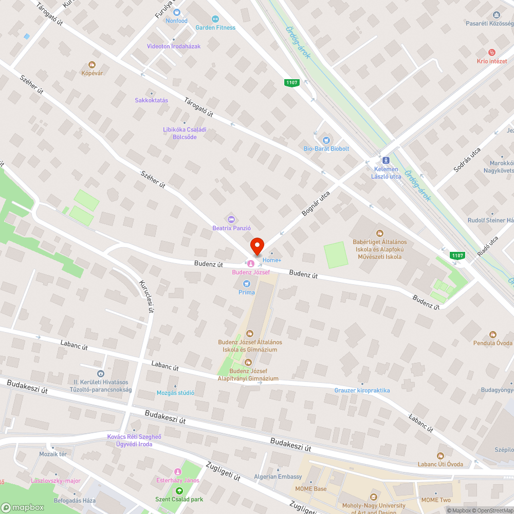 Botlásveszélyes járda bejelentés helye