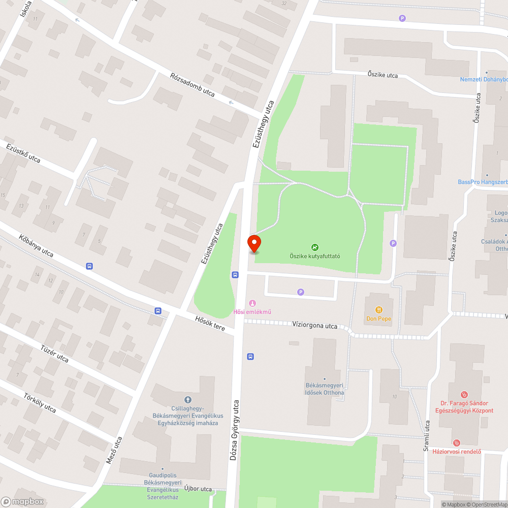 Zöldhulladék bejelentés helye