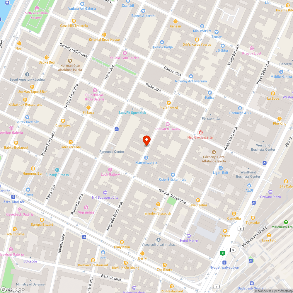 Nyitott utcai elektromos szekrény bejelentés helye