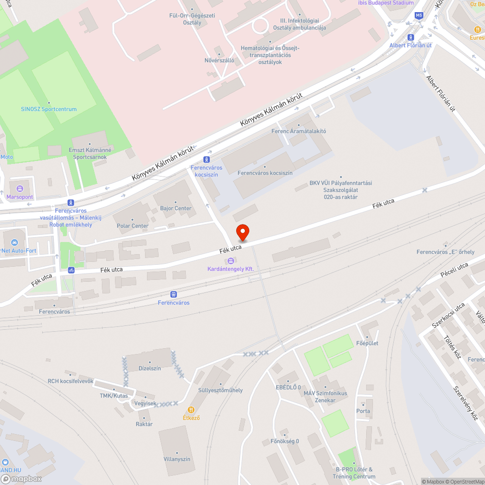 Fék utca útszegélyek mentén sok a szemét bejelentés helye