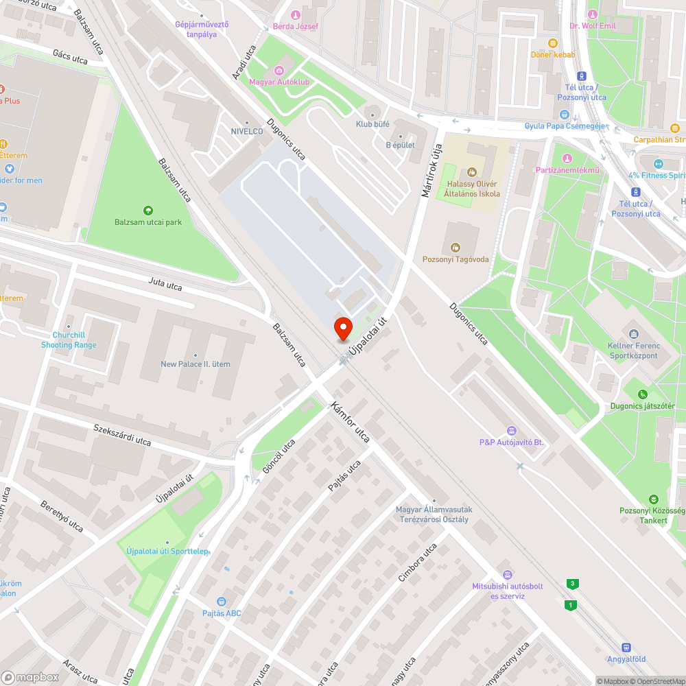 Jármű a vasúti kereszteződésnél bejelentés helye