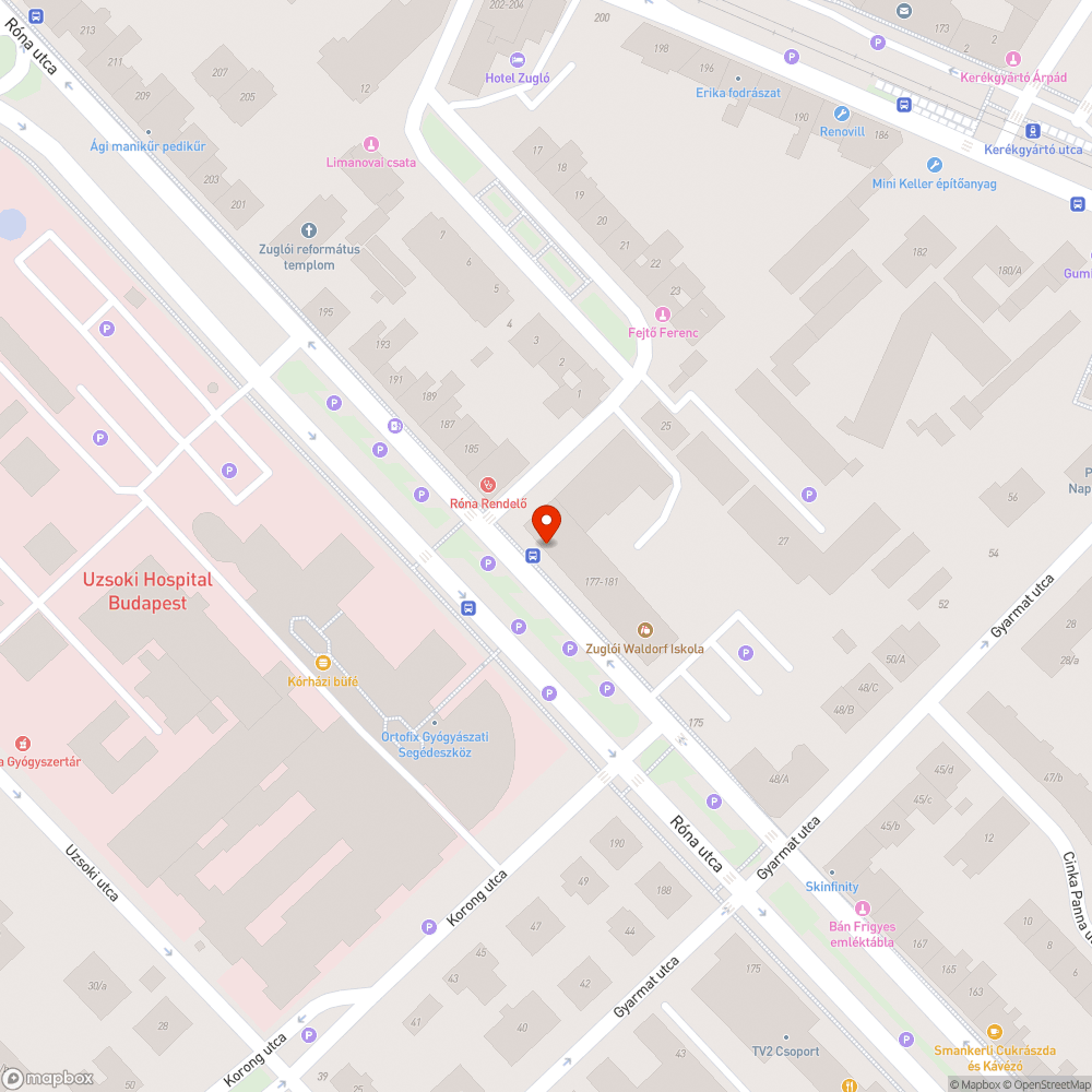 Kupac ruha Róna utcán bejelentés helye