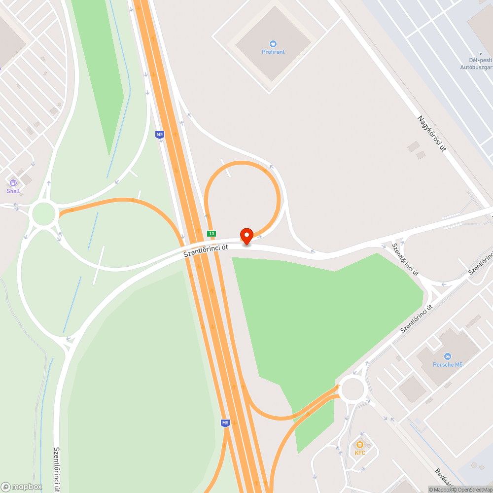 Eldugult vízelvezető bejelentés helye