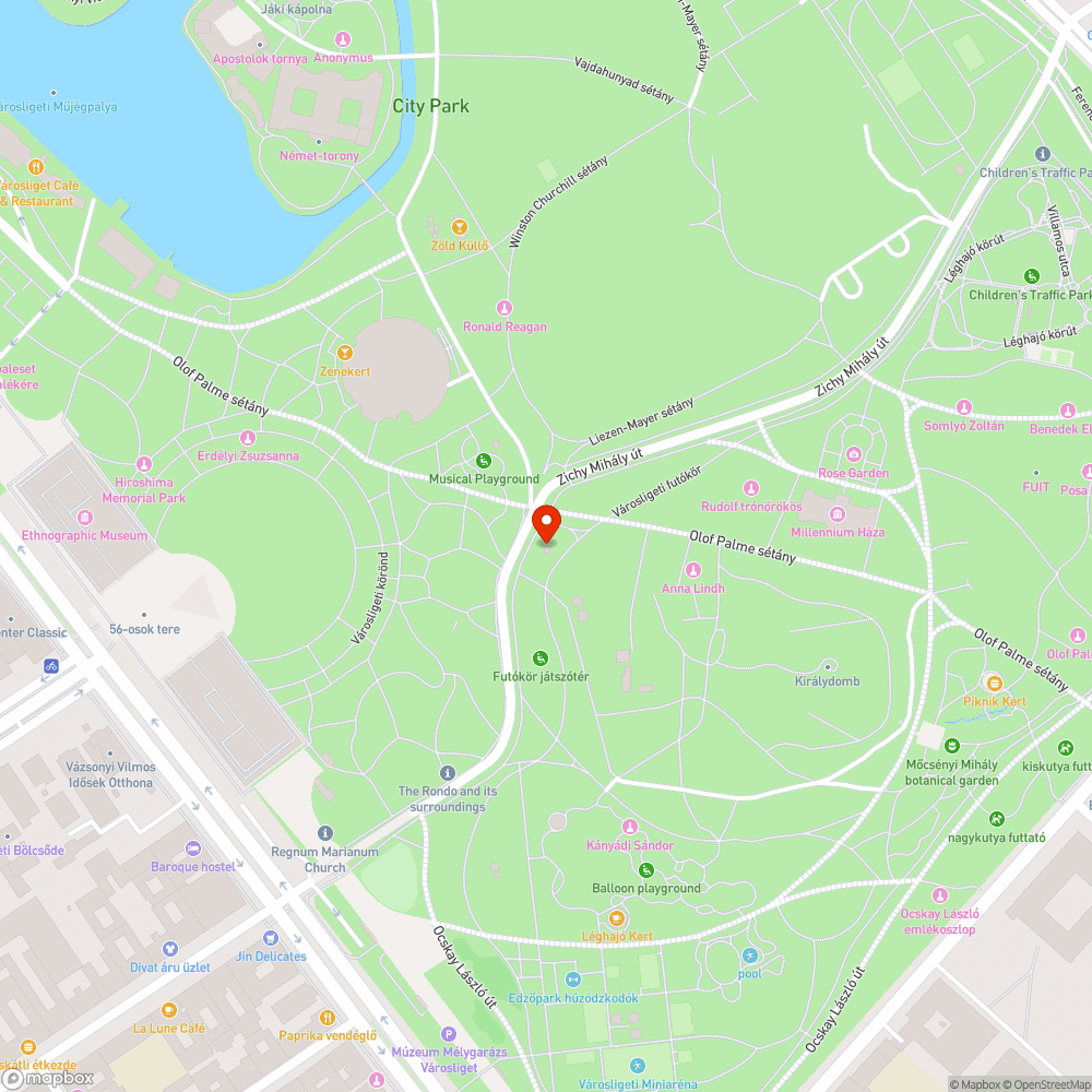 Graffiti bejelentés helye