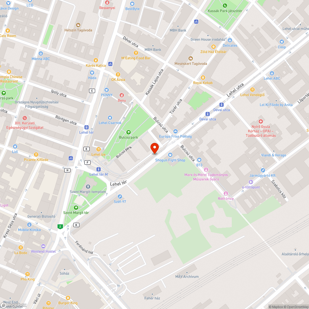 Süllyedt út bejelentés helye