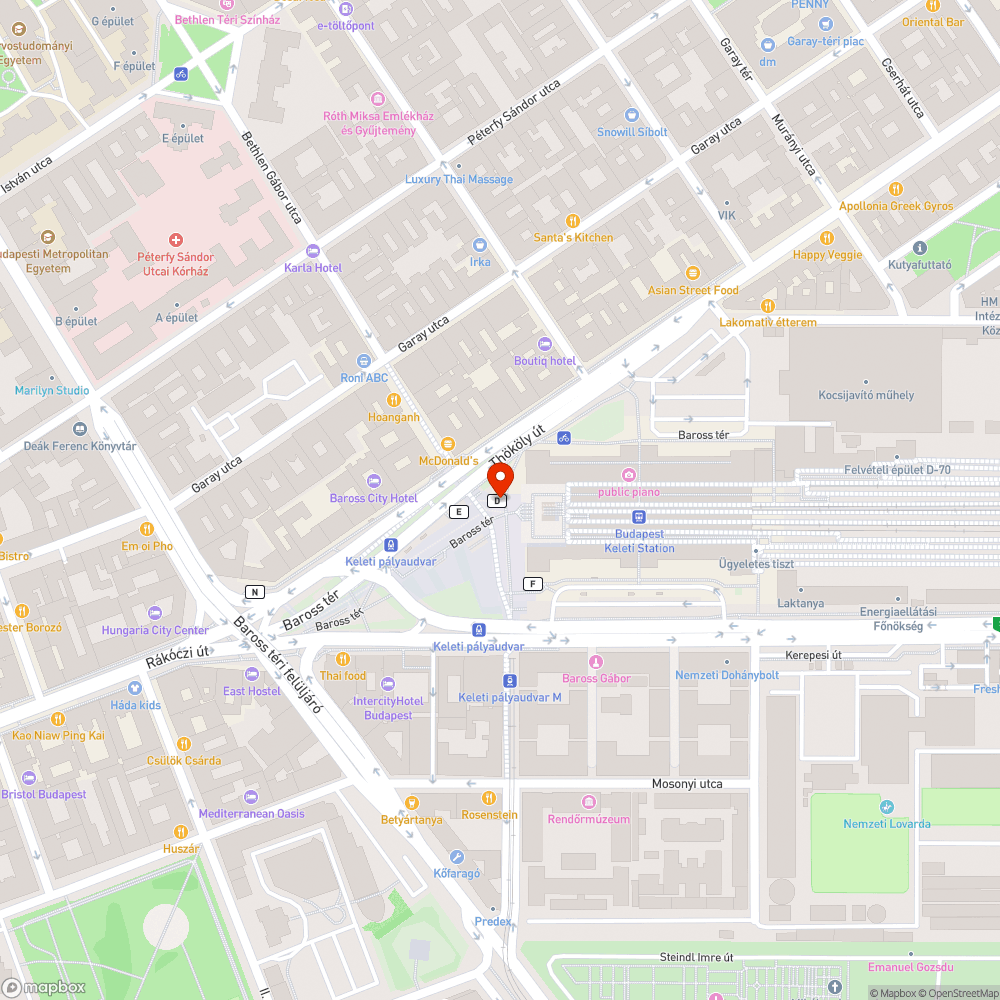 Graffiti bejelentés helye