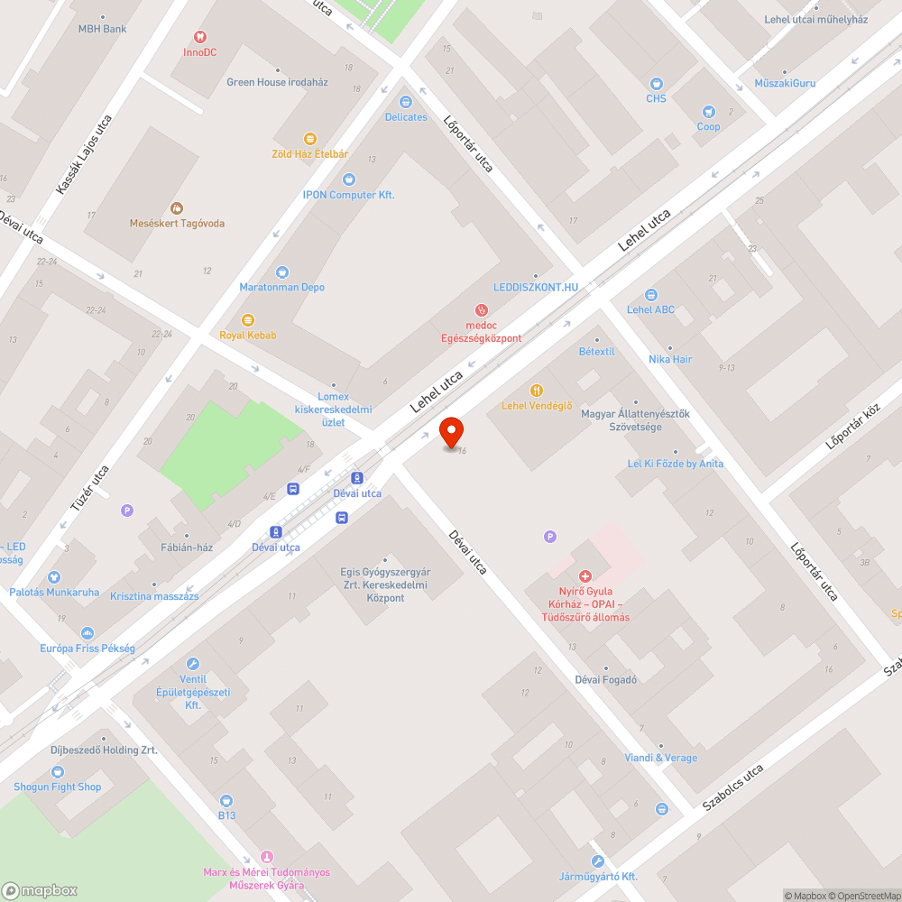 Sérült keret bejelentés helye