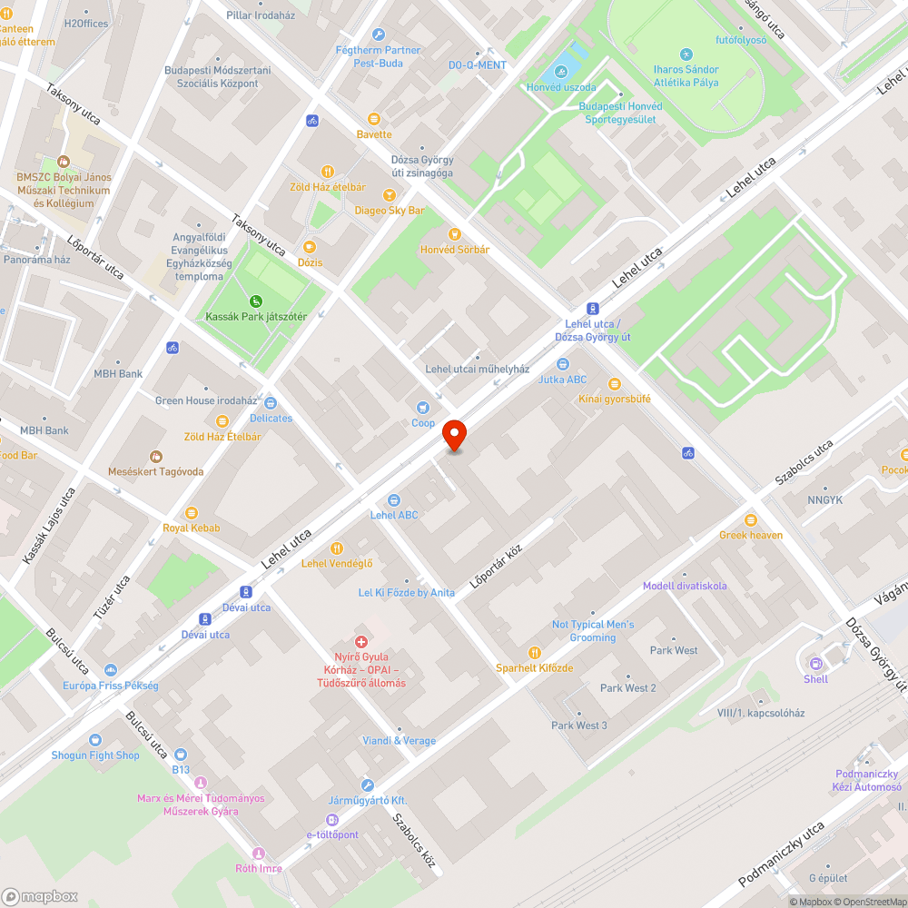 Sérült keret bejelentés helye