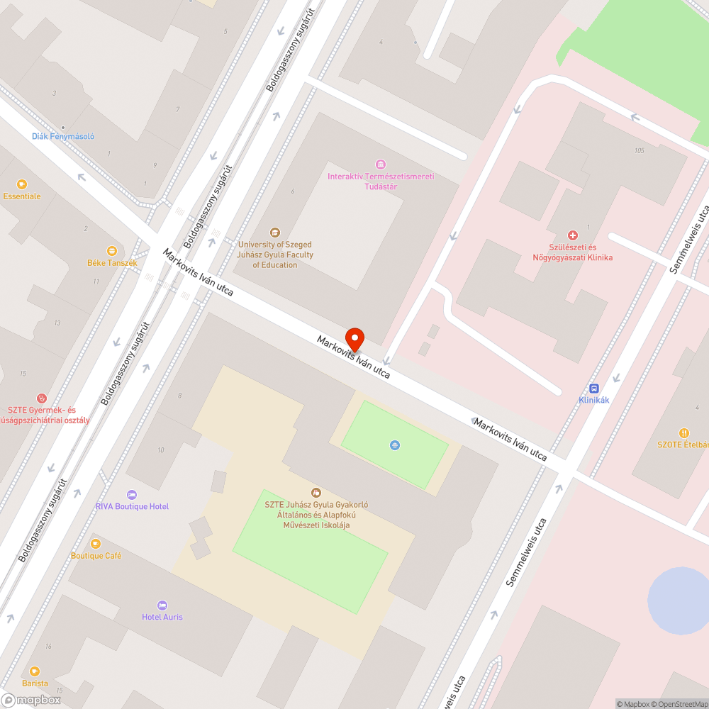 Nagyon kátyús utca bejelentés helye