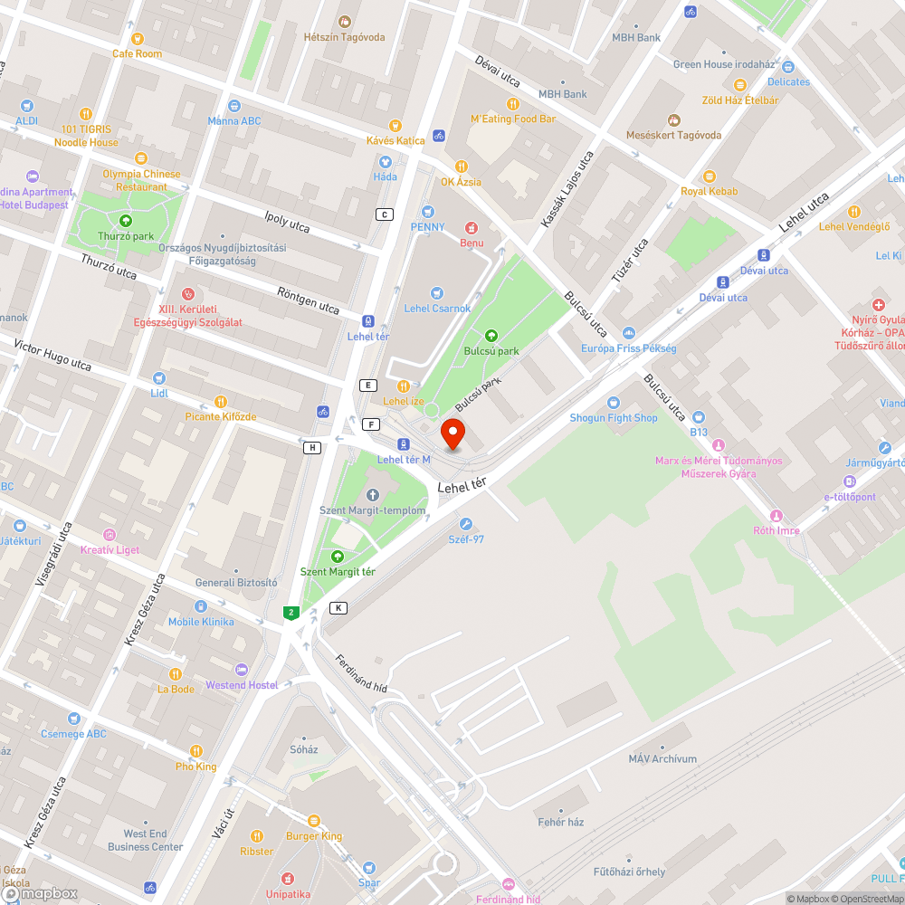 Sérült járda bejelentés helye