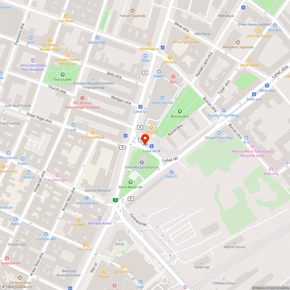 Kopott pad bejelentés helye