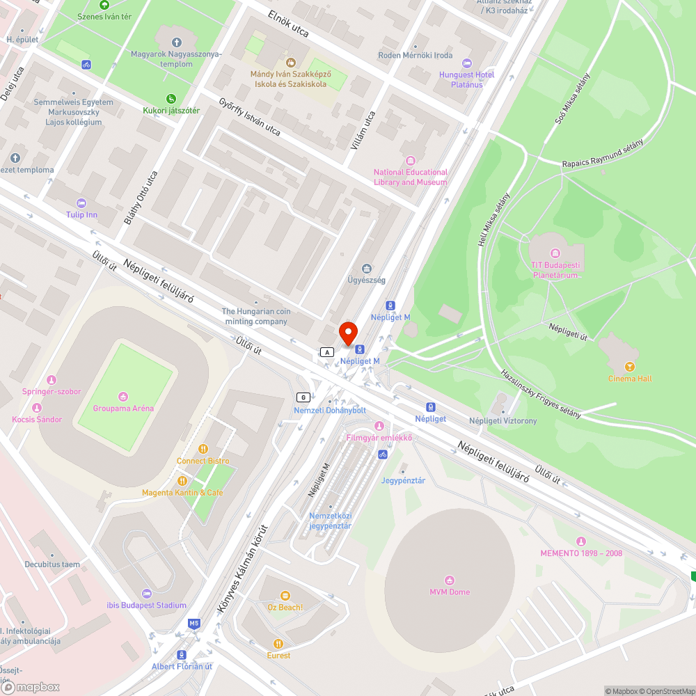 Takarítatlan útszél bejelentés helye