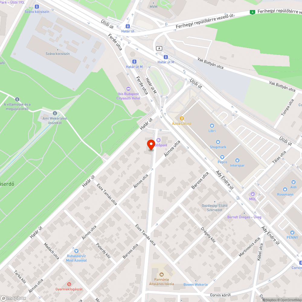 Takarítatlan út bejelentés helye