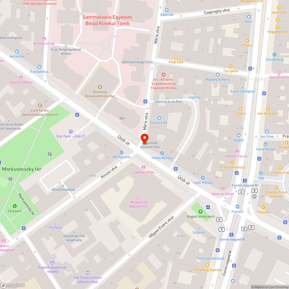 Hulladék a főút sarkán bejelentés helye