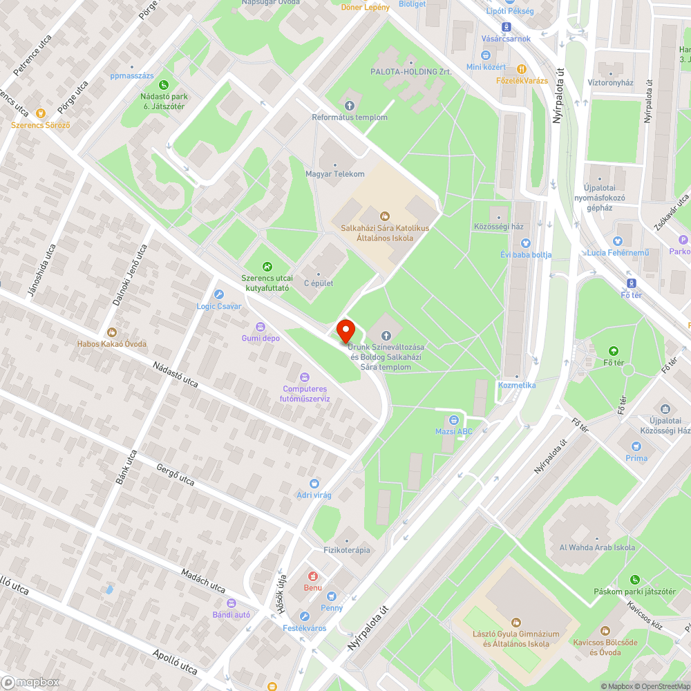 Roncsautó bejelentés helye