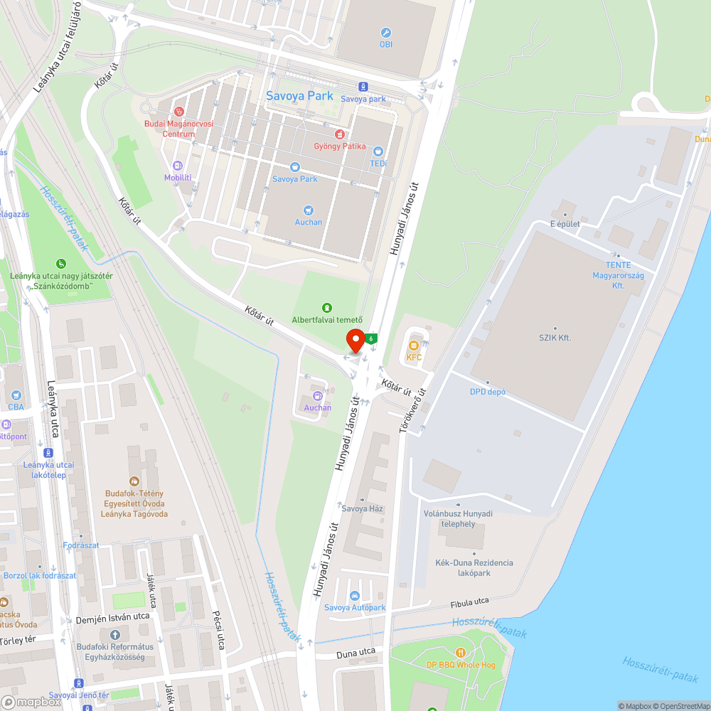 Régi kátyúk felszámolása bejelentés helye