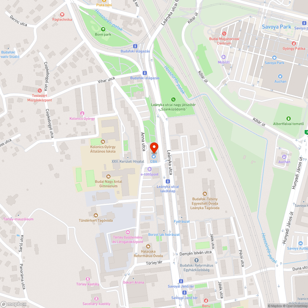 Egyetlen REpont a Leányka lakótelepen bejelentés helye