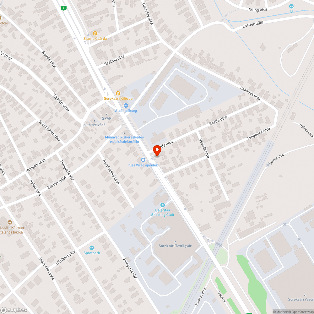 Beszakadt burkolat bejelentés helye