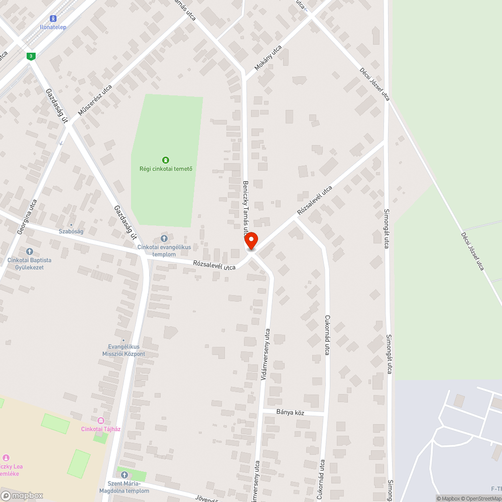 Megsüllyedt járda, lépcső bejelentés helye