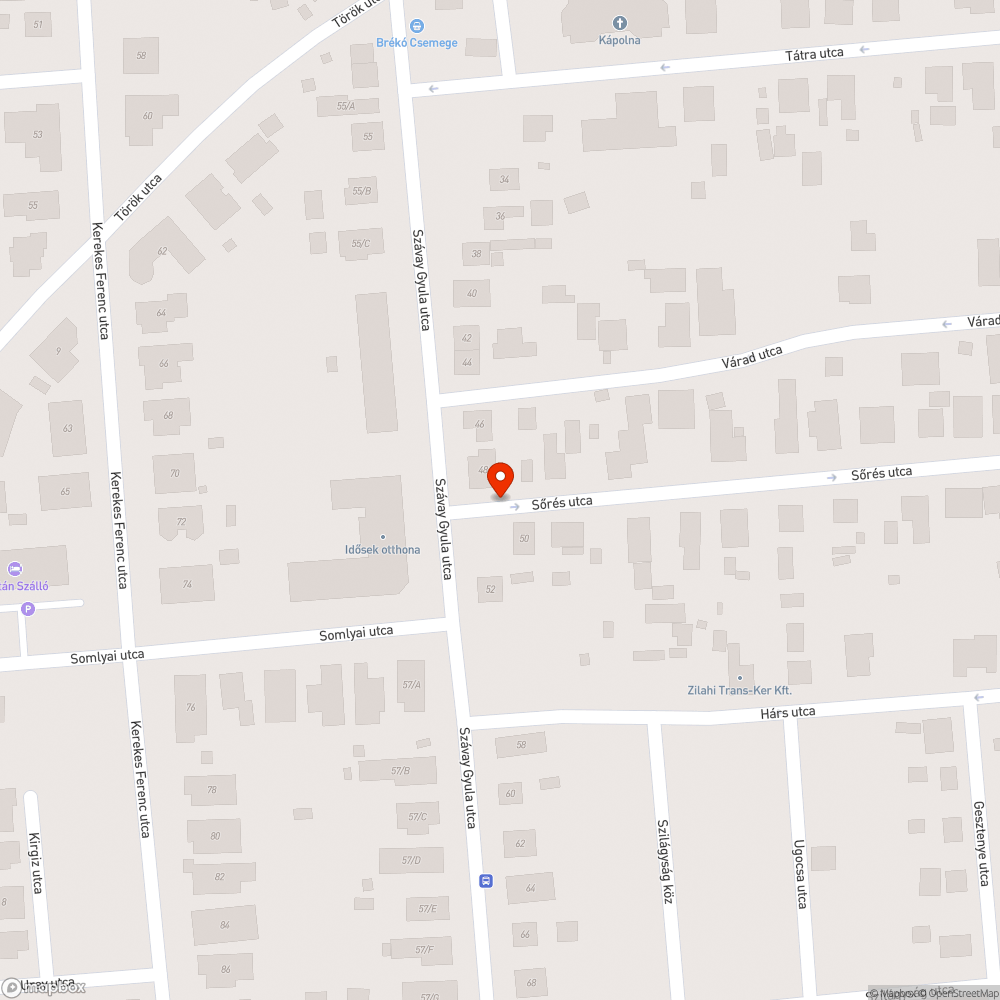 Hatalmas kátyú bejelentés helye