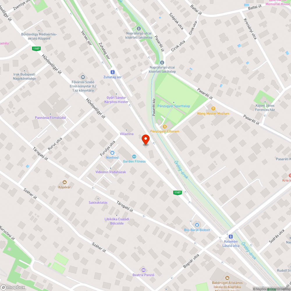 Zöldhulladék a sínek mellett bejelentés helye