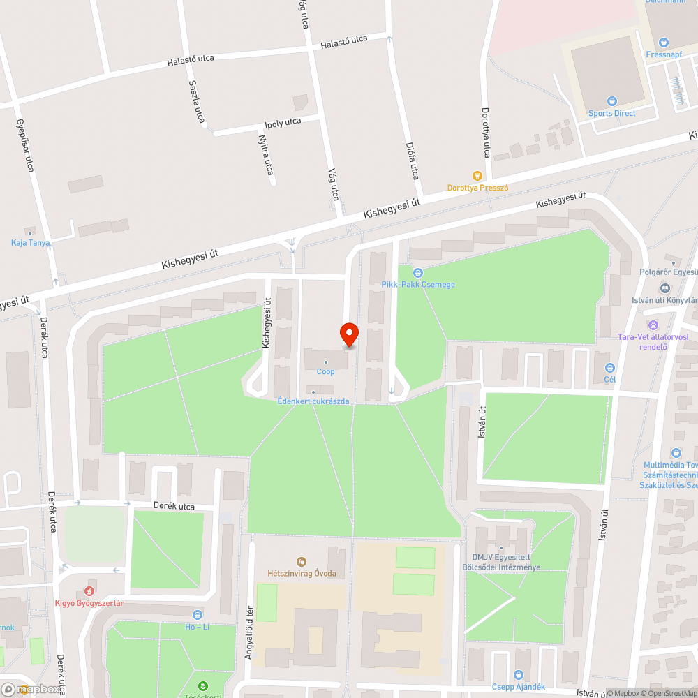 Szabálytalan roncs bejelentés helye