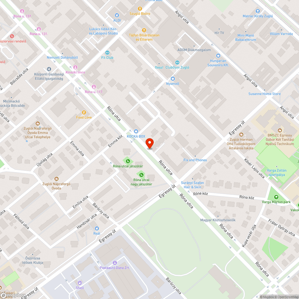 Középen lyukas aknafedél - Róna utca bejelentés helye