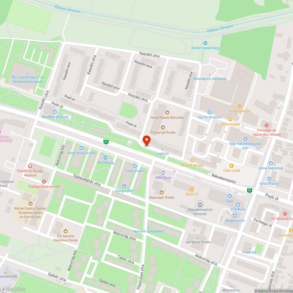 Parkolási sávok felfestése bejelentés helye