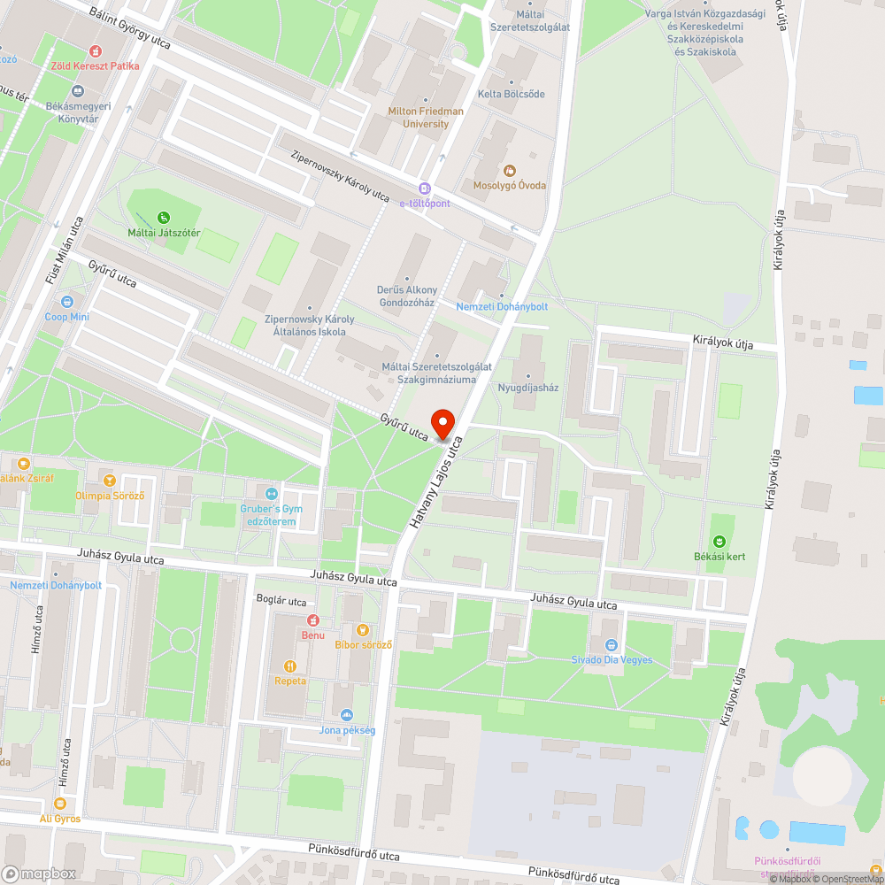 Hiányzó poller és tábla #3 bejelentés helye