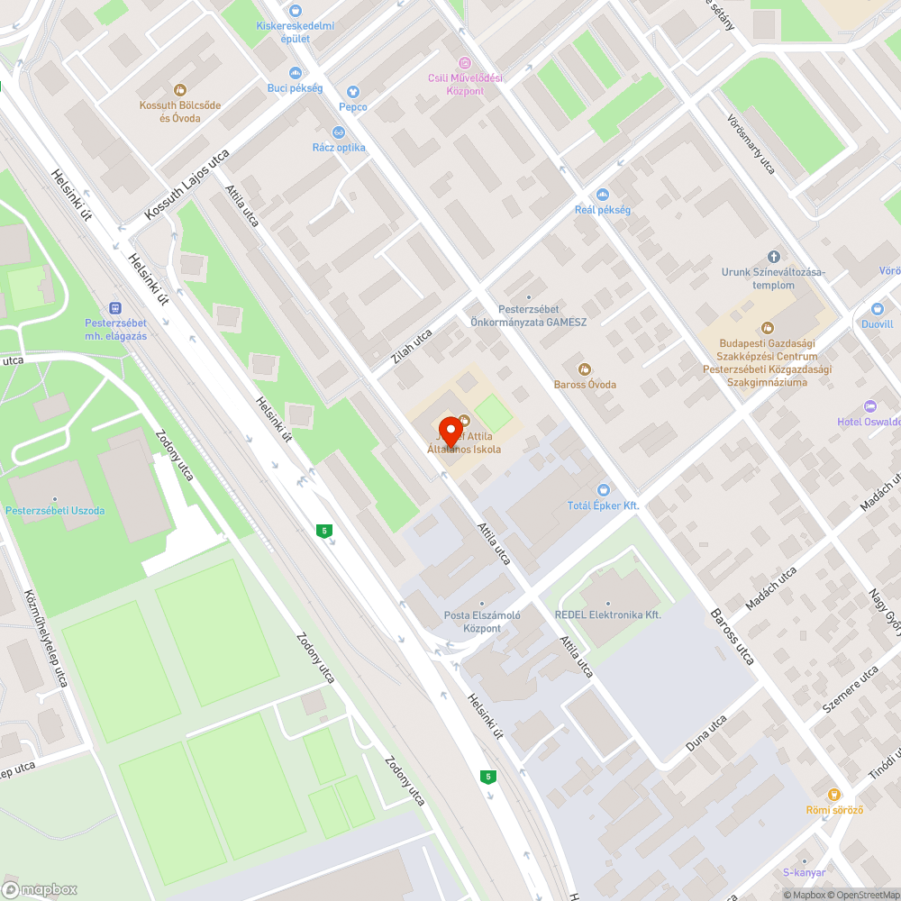 Tönkrement, szétparkolt zöldfelület bejelentés helye