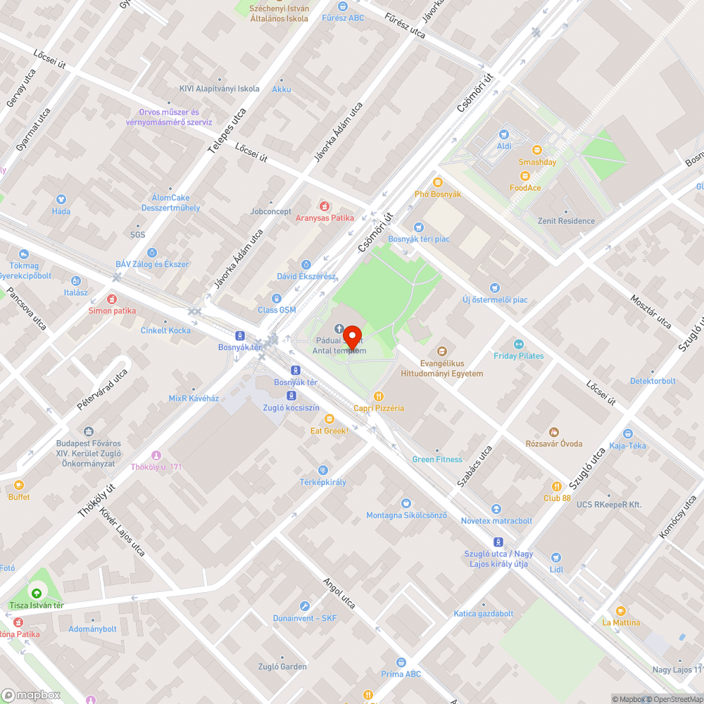 Eldugult vízelvezető rendszer a téren bejelentés helye