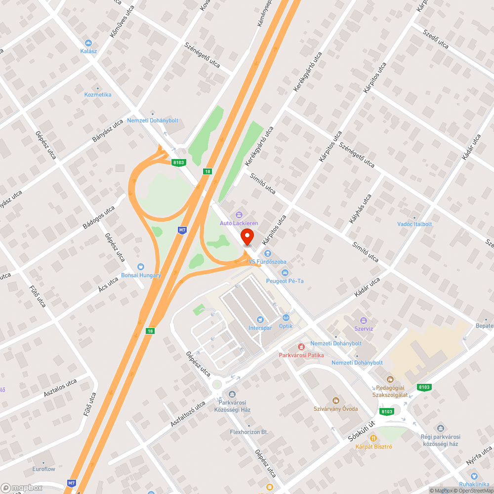 O163/1 kereszteződésbeb a forgalomirányító lámpa kidöntve bejelentés helye