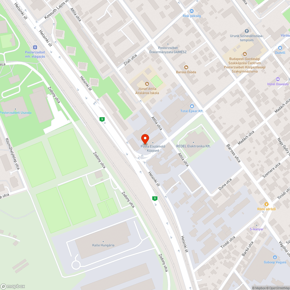 Hiányos fedlap bejelentés helye